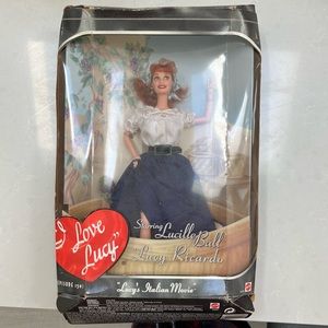Vintage Barbie as I Love Lucy Episode Italian movie grapes crushing